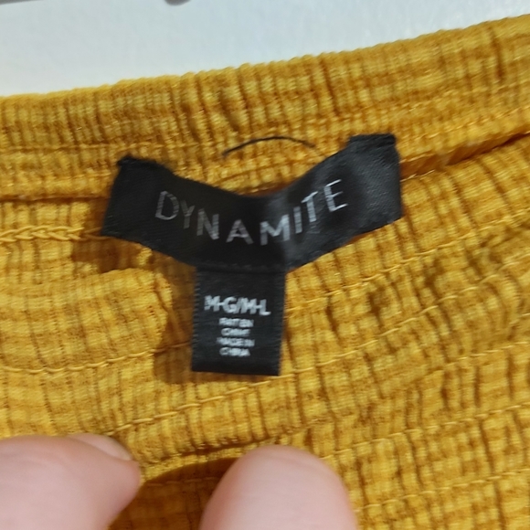 Dynamite yellow top - Picture 4 of 4